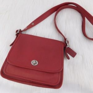 Coach Rambler Legacy Vintage Leather Cross Body
